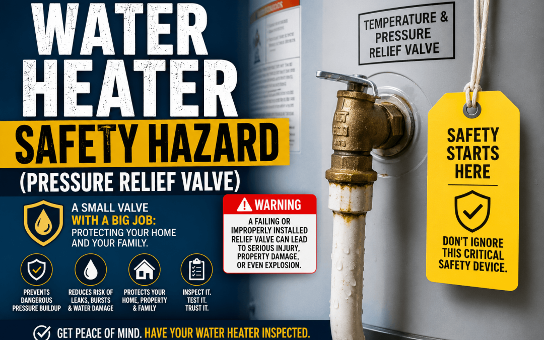 Water Heater Safety Hazard! (Pressure Relief Valve)