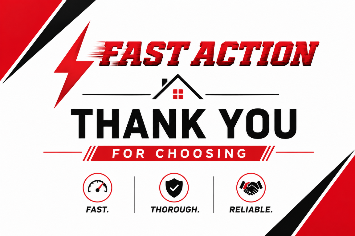 Thank you for choosing Fast Action Home Inspection